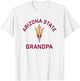 Arizona State University Sun Devils Arched Grandpa T-Shirt - T-Shirt | White