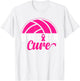 Dig For A Cure Breast Cancer Awareness Volleyball Pink Print T-Shirt - T-Shirt | White
