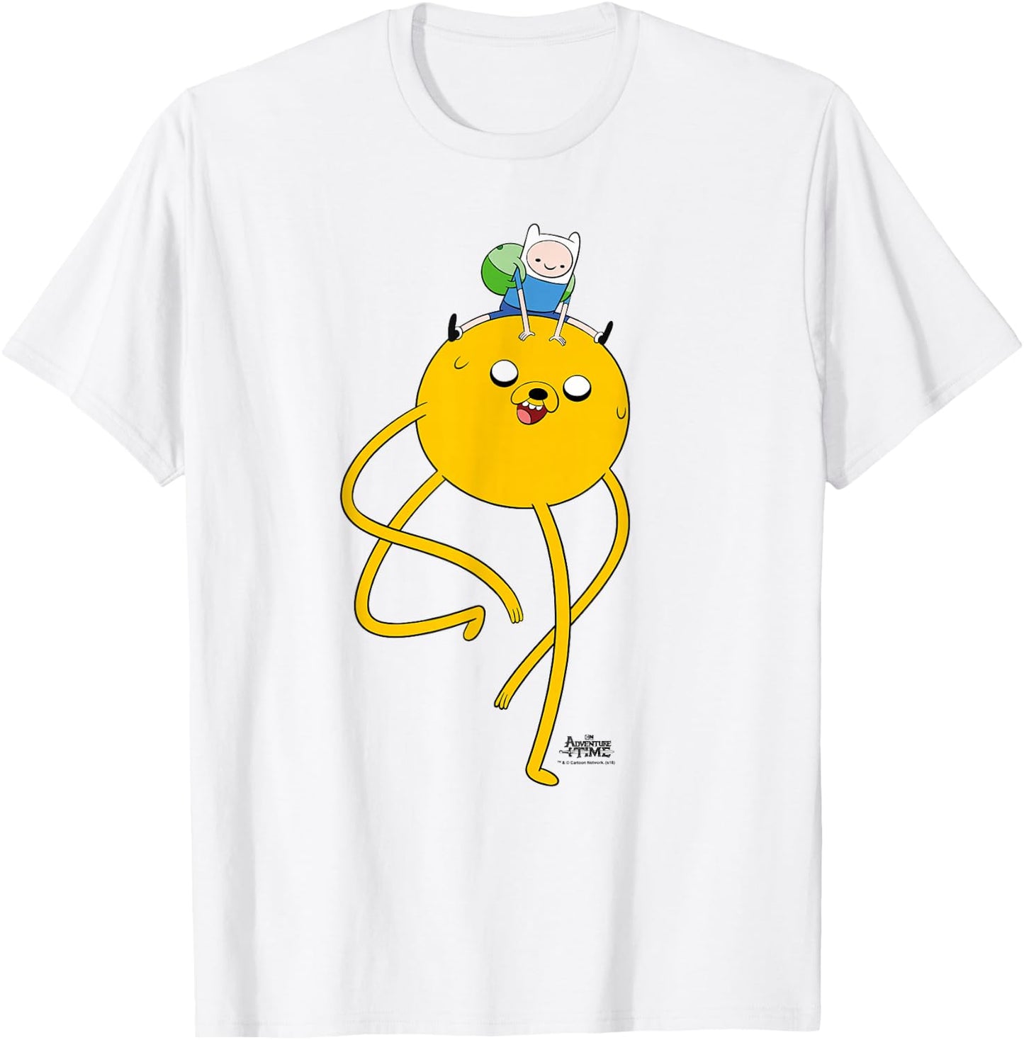 Adventure Time Jake's Ride T-Shirt - T-Shirt | White