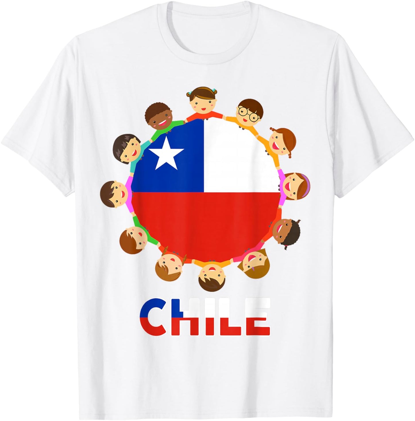 Toddler Chile Flag Chilean Hispanic Heritage Women Kids Baby T-Shirt - T-Shirt | White
