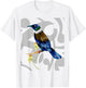 Tui New Zealand Bird Maori Koru Pattern. T-Shirt - T-Shirt | White