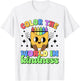 Teacher Back To School Color In Kindness Crayon Pencil T-Shirt - T-Shirt | White
