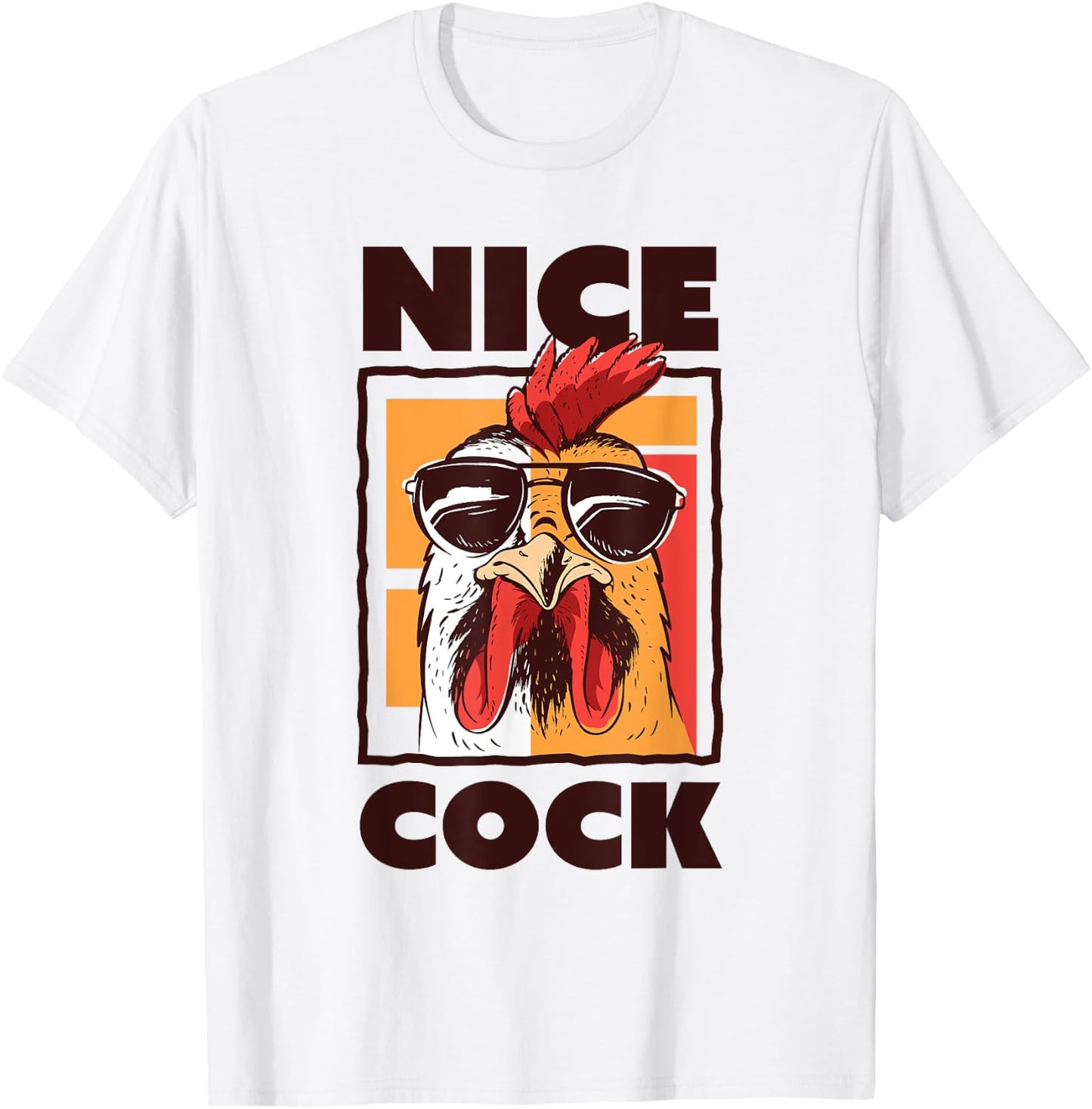 Nice Cock Farming Bird watching Gift T-Shirt - T-Shirt | White