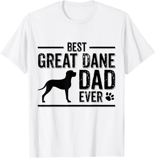 Best Great Dane Dad T-Shirt - T-Shirt | White