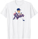 Nolan Ryan - Caricature - Texas Baseball T-Shirt - T-Shirt | White