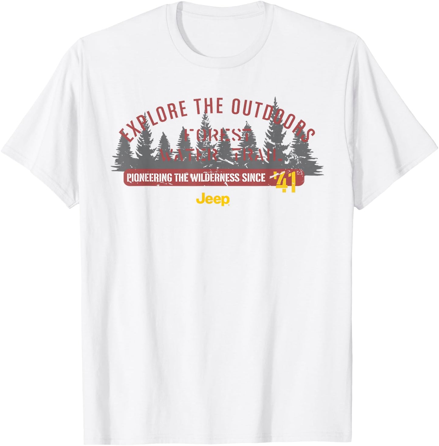 Jeep Outdoors T-Shirt - T-Shirt | White