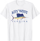 JCombs: Key West, FL, Vintage Sailfish T-Shirt - T-Shirt | White