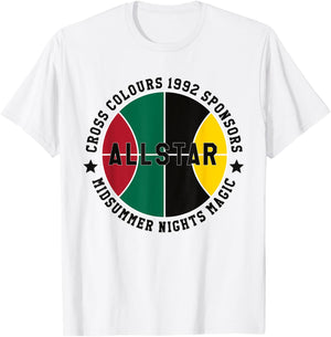 All State Basketball Magic | 1990's Vintage Retro Graphic T-Shirt - T-Shirt | White