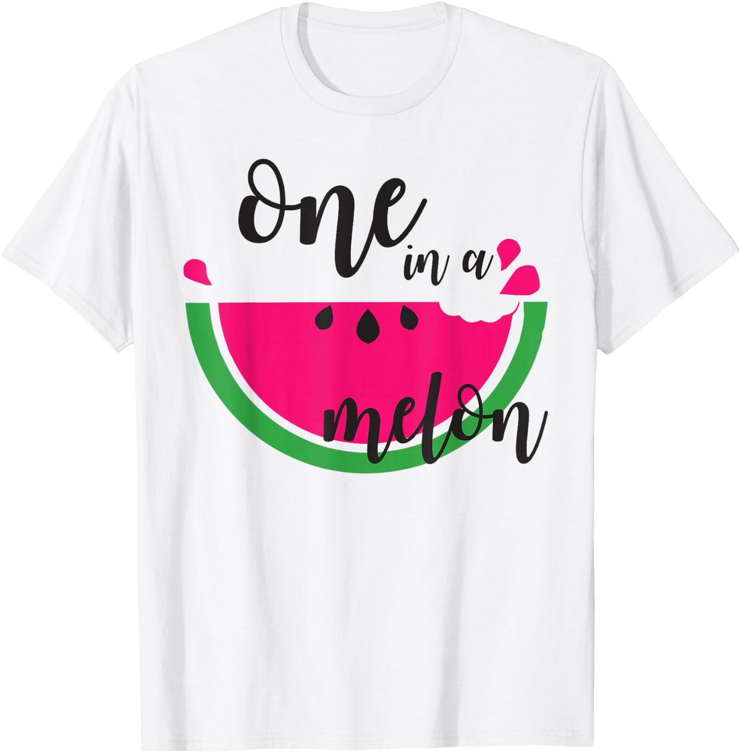 Watermelon Summer One in a Melon Fruit Cool Gift T-Shirt - T-Shirt | White