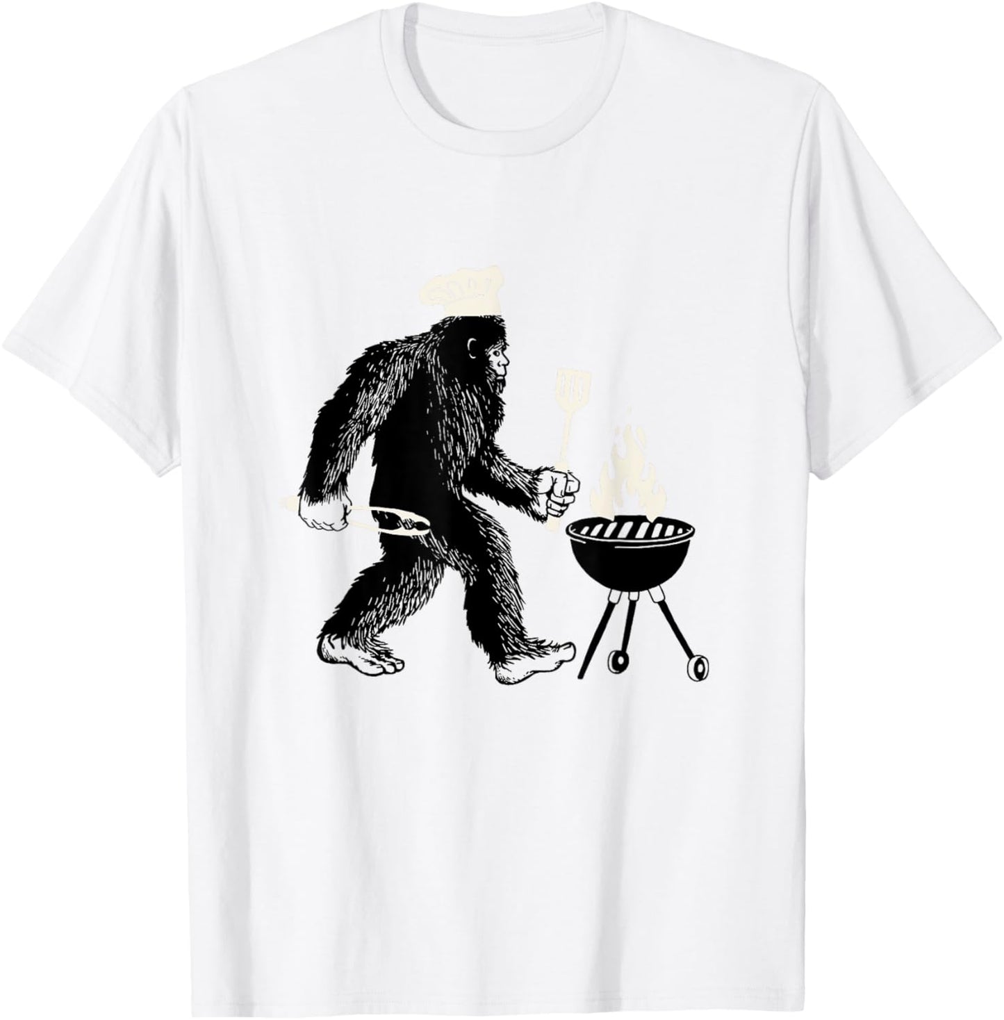 Bigfoot Grill T-Shirt - T-Shirt | White