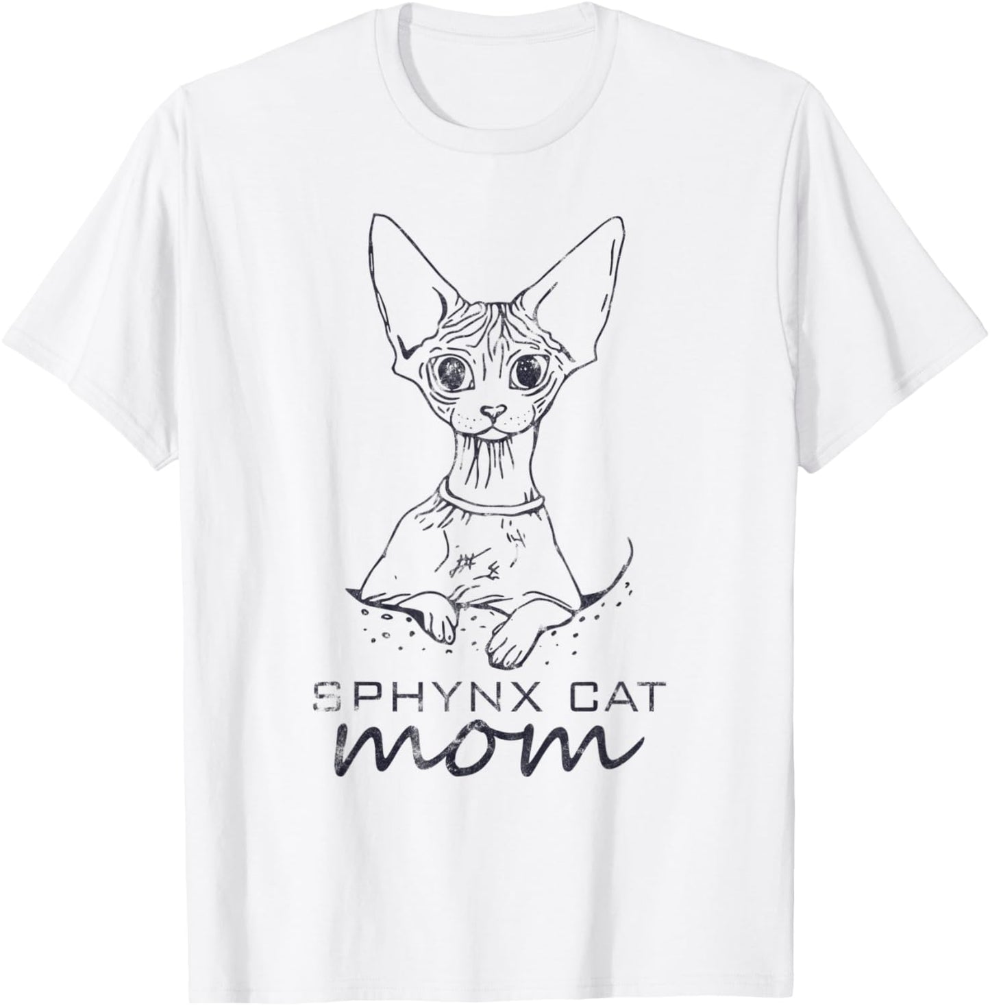 Sphynx Cat Month Pet Lover Funny Animal Cute T-Shirt - T-Shirt | White