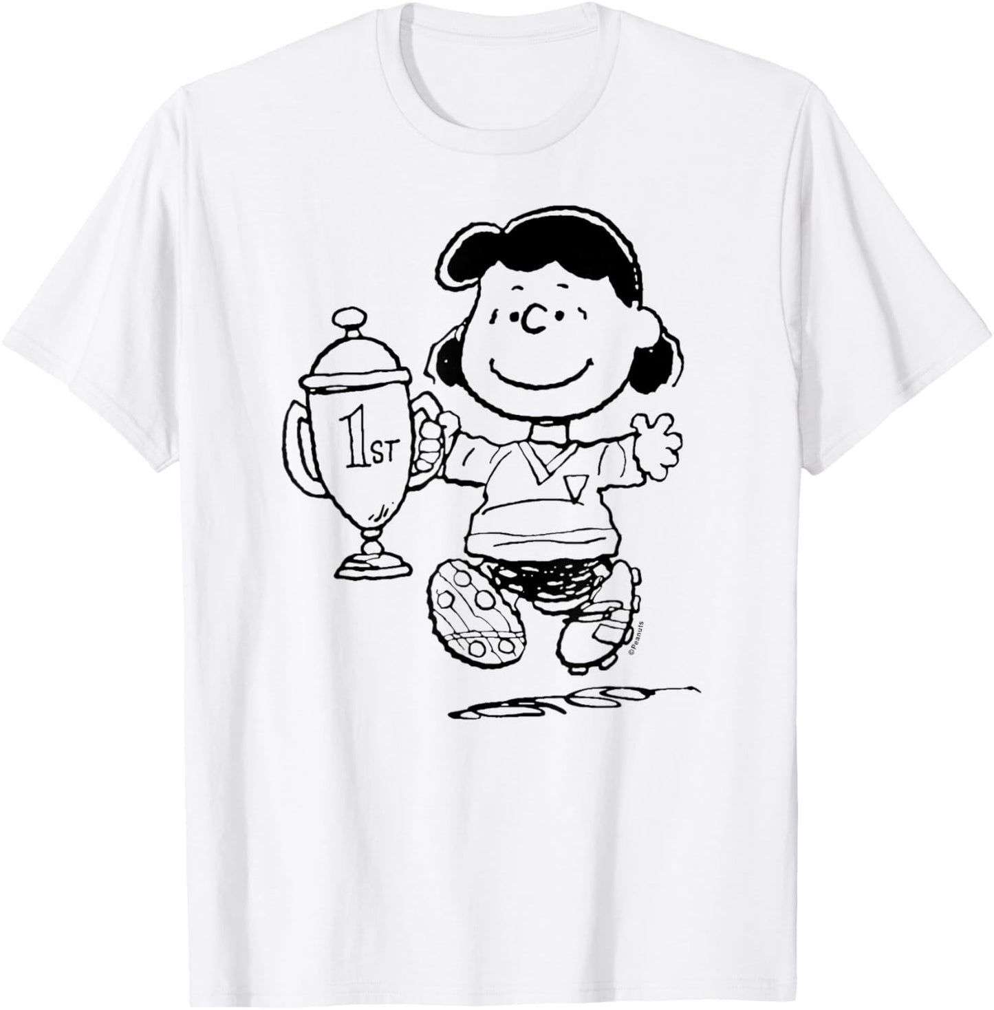 Peanuts - Lucy First Place T-Shirt - T-Shirt | White