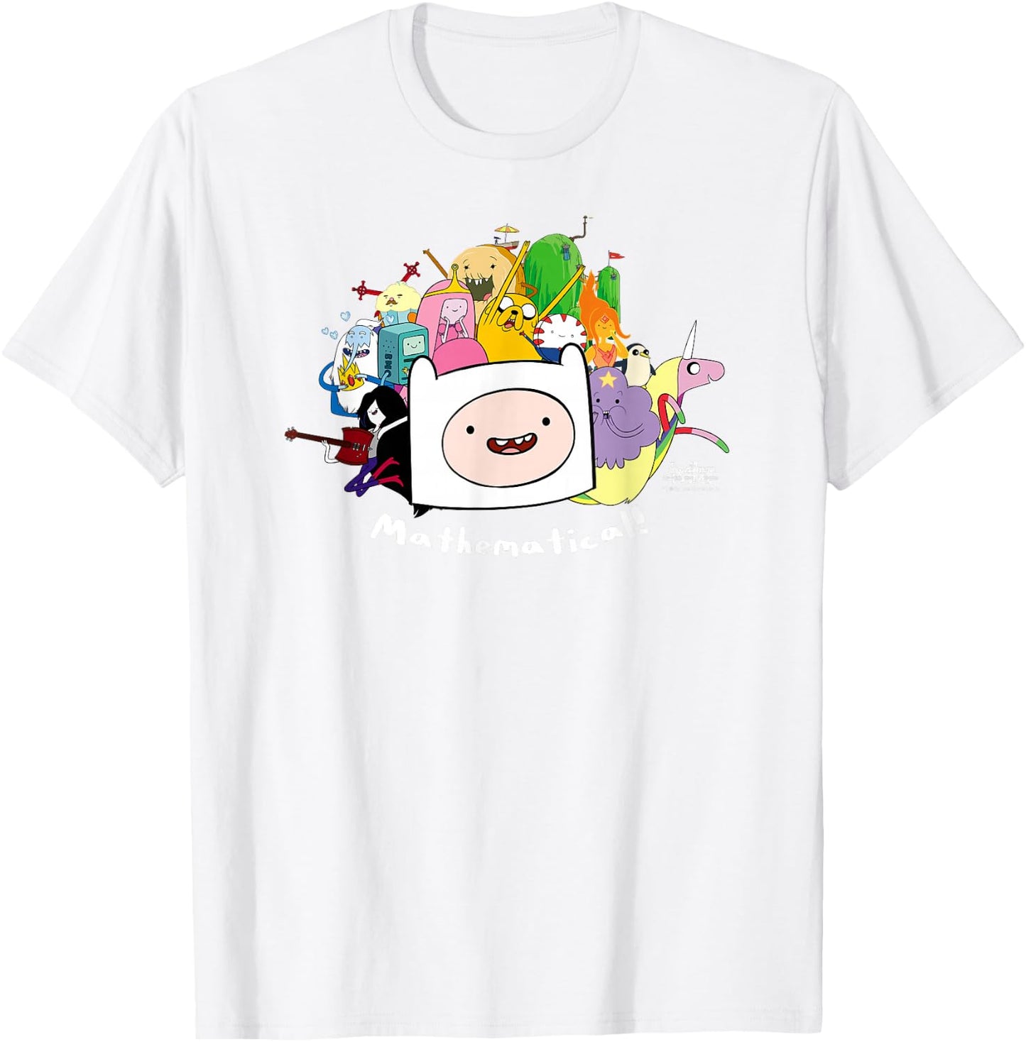 Adventure Time Mathematical T-Shirt - T-Shirt | White