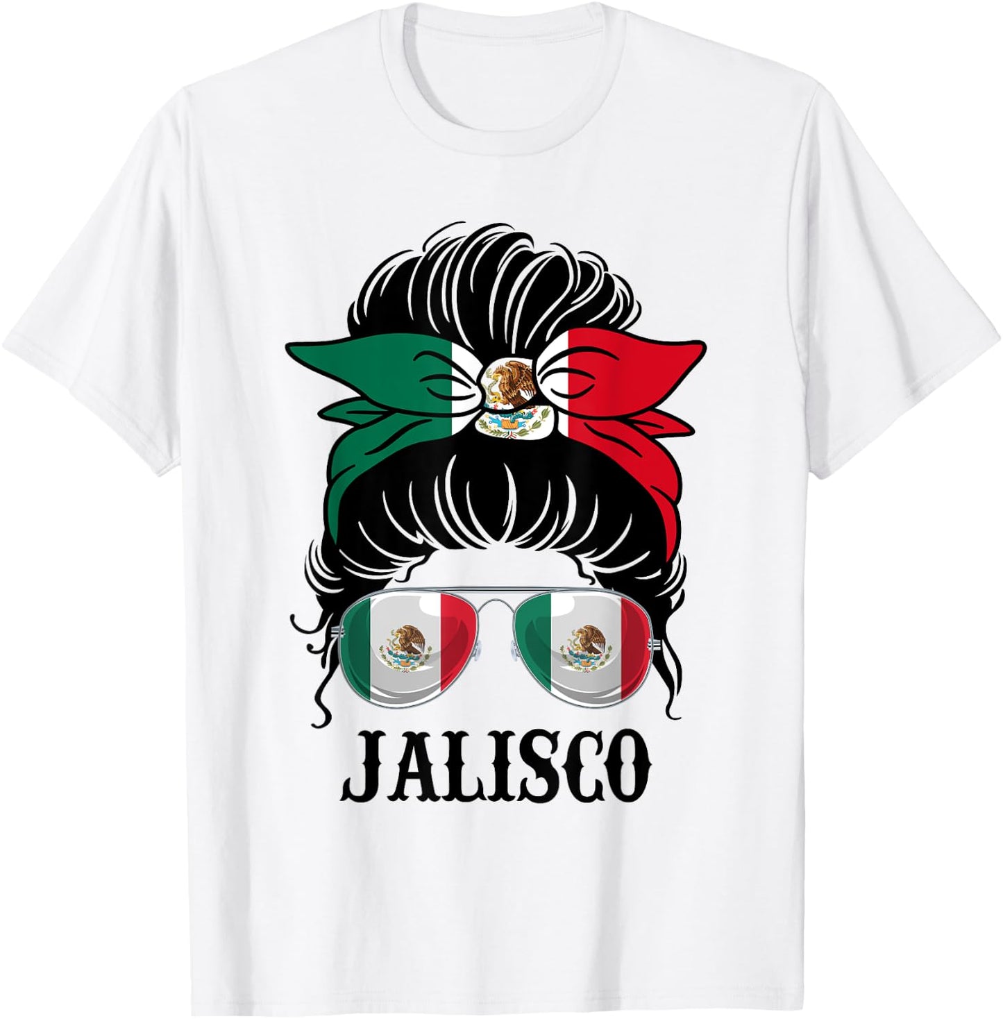 Jalisco Mexico Pride Mexican Flag State T-Shirt - T-Shirt | White