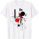 Art Abstract Motif Painting Artwork Geometric T-Shirt - T-Shirt | White