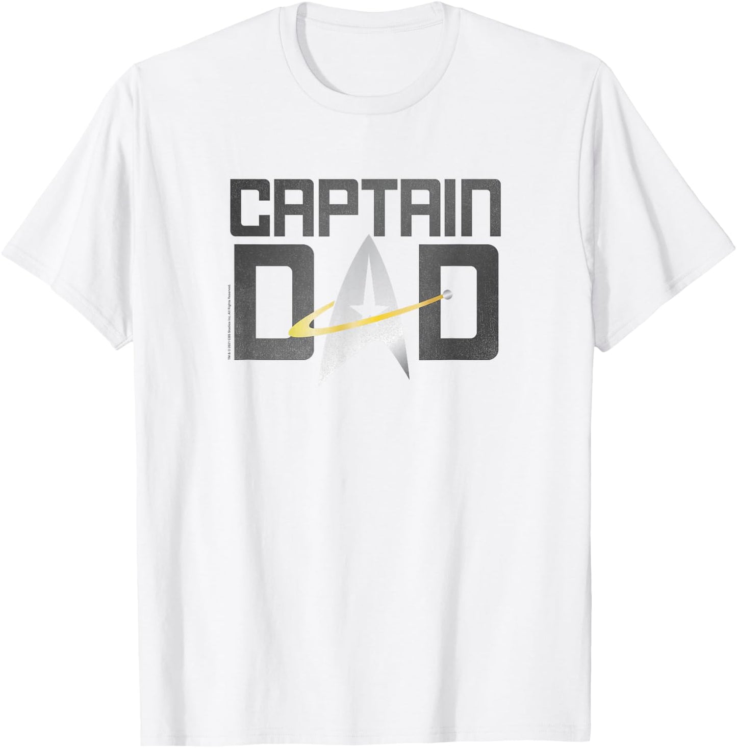 Star Trek: The Next Generation Father's Day Captain Dad T-Shirt - T-Shirt | White