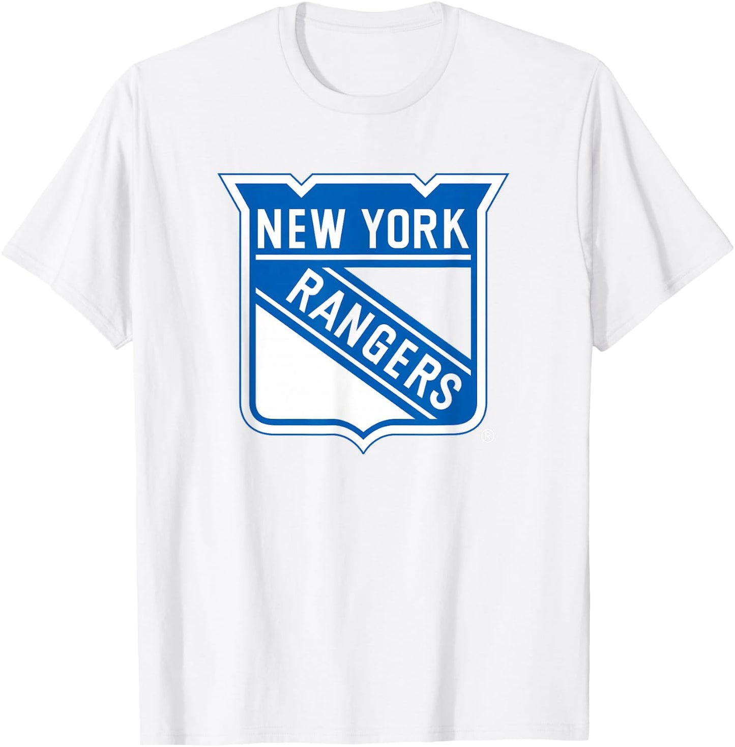 New York Rangers Icon Red Officially Licensed T-Shirt - T-Shirt | White