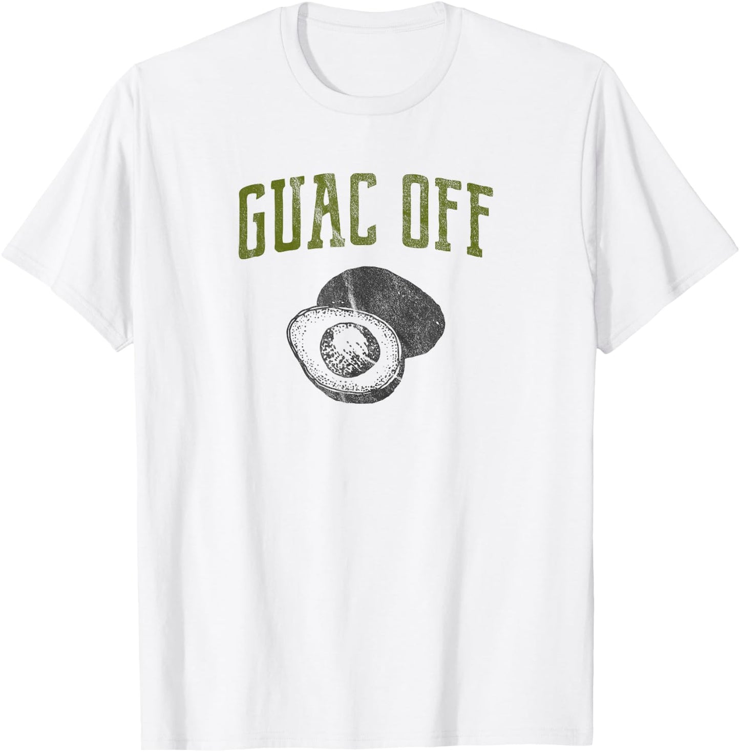 Funny Guac - Guac Off T-Shirt - T-Shirt | White