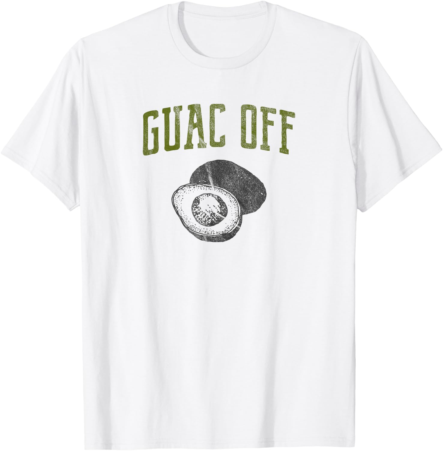 Funny Guac - Guac Off T-Shirt - T-Shirt | White