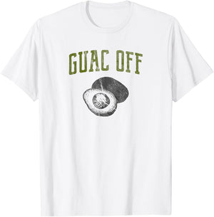 Funny Guac - Guac Off T-Shirt - T-Shirt | White