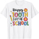 Happy 100 Days Of School Teacher Student Women Kids Girls T-Shirt - T-Shirt | White