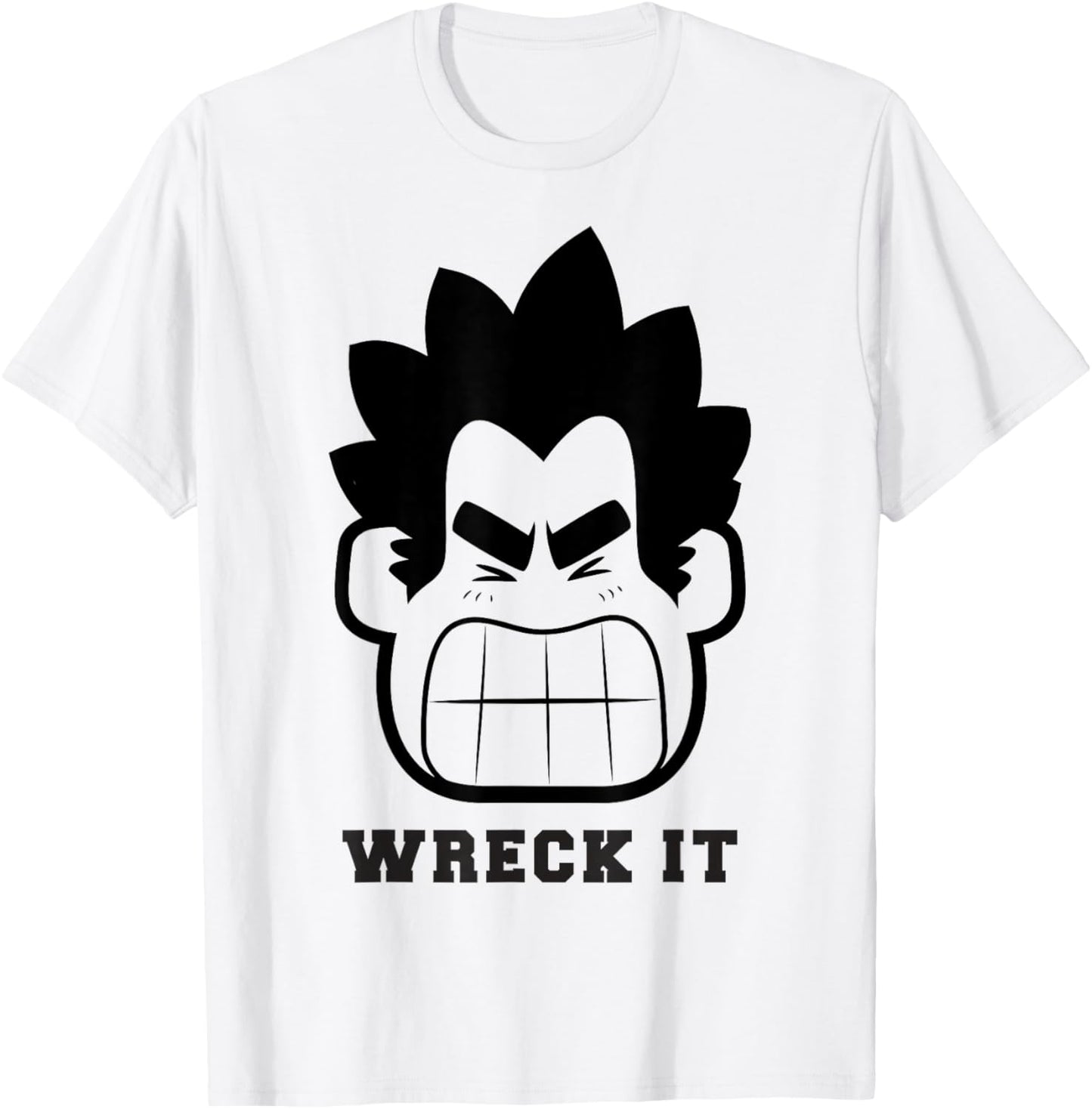 Disney Wreck-It Ralph Wreck It Angry Ralph Big Face T-Shirt - T-Shirt | White