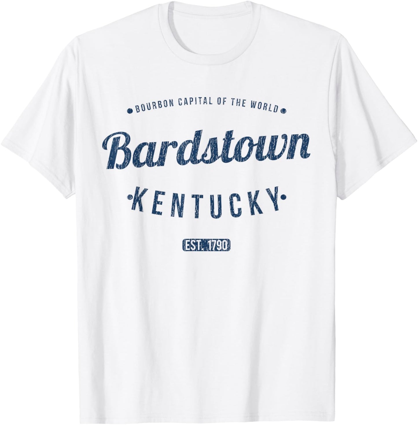 Bardstown Kentucky Retro Vintage Souvenir KY Bardstown T-Shirt - T-Shirt | White