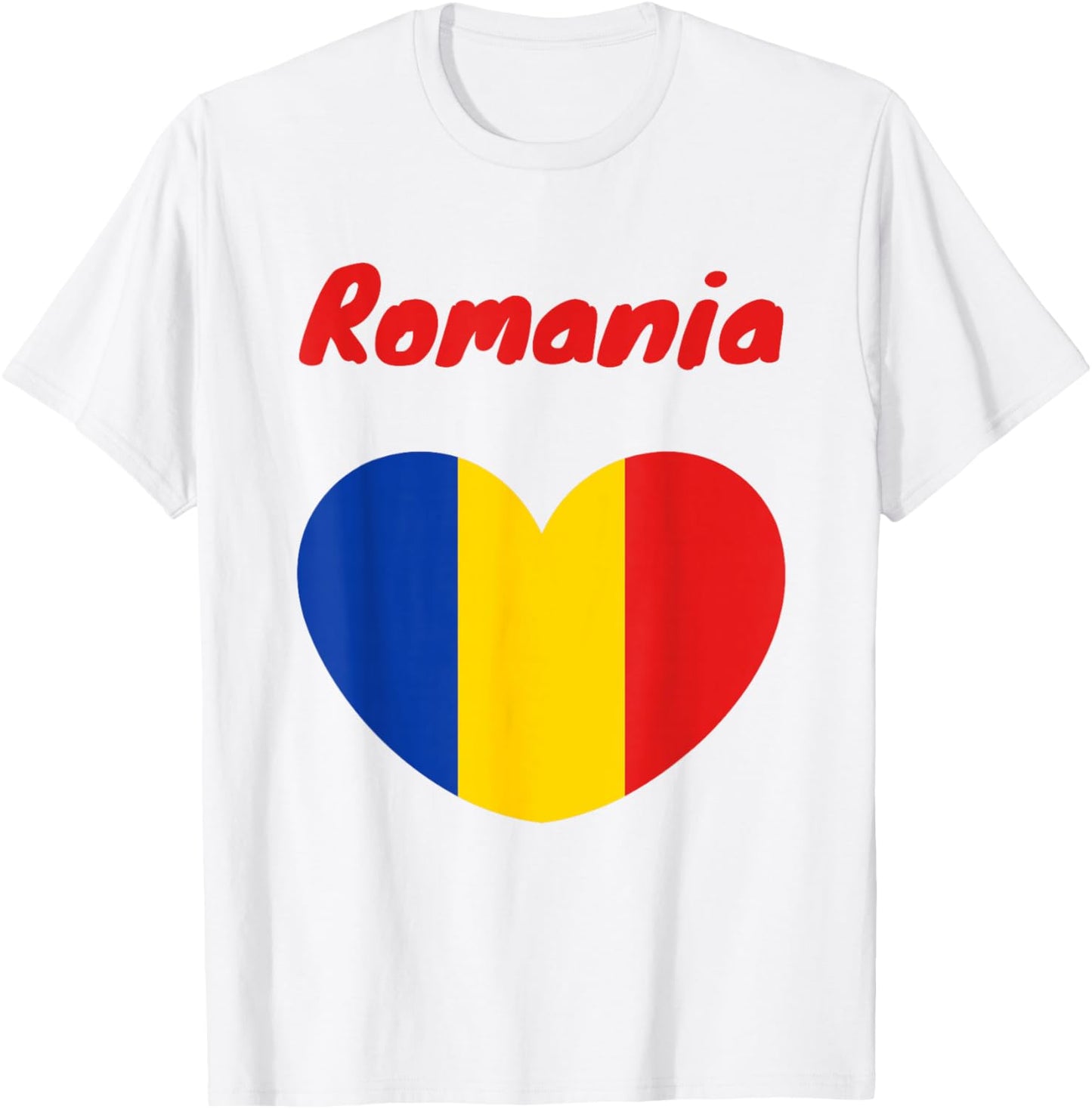 Rumänien Flagge Damen Rumänien Männer Frauen Kinder Romania T-Shirt - T-Shirt | White