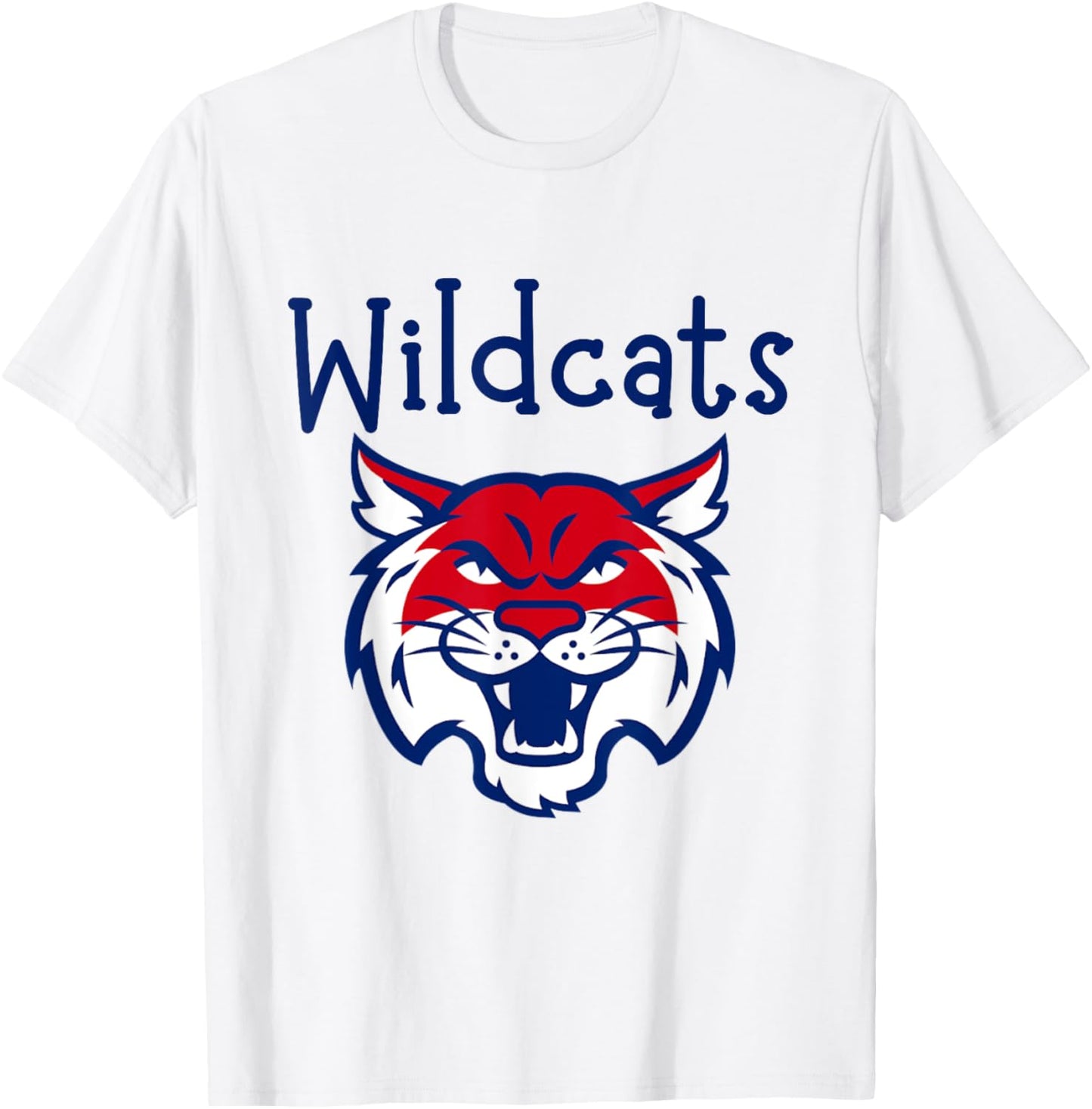 Wildcats Fan School Student Teacher Men Women Kids T-Shirt - T-Shirt | White