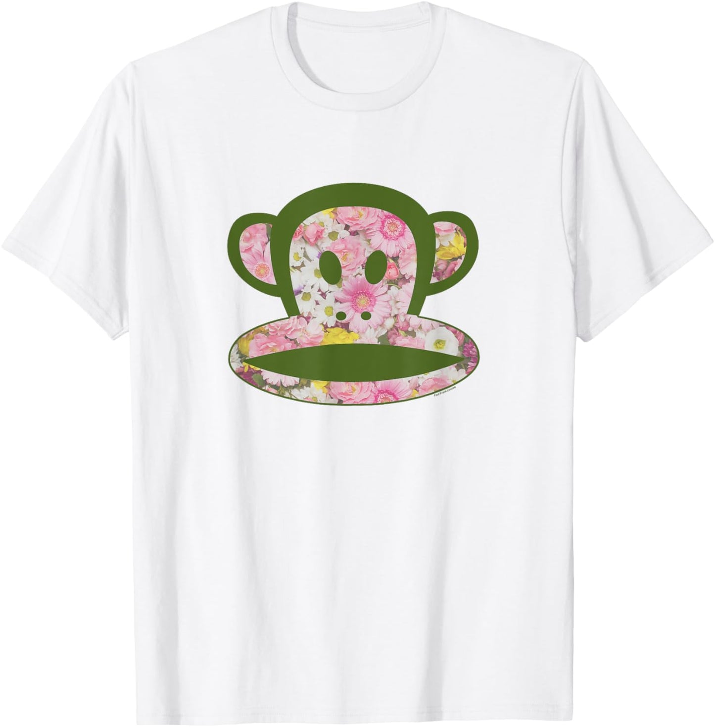 Paul Frank Julius The Monkey Groovy Floral Spring Logo T-Shirt - T-Shirt | White