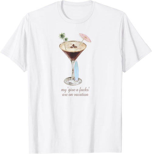 Espresso Martini Shirt For Vacation Girl Women
