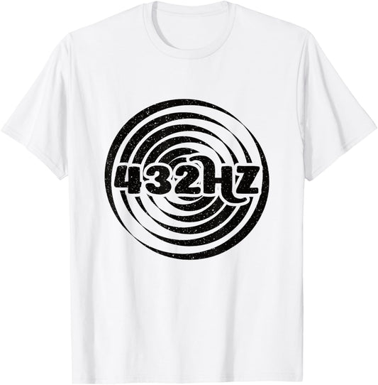 432 Hz Sacred Frequency Hertz Pi, Spiritual Tune With Nature T-Shirt - T-Shirt | White