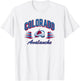 Colorado Avalanche Retro Diamond Gray Officially Licensed T-Shirt - T-Shirt | White