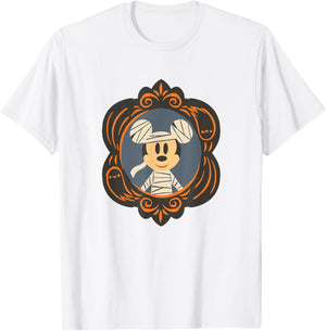 Disney Mickey And Friends Halloween Mummy Costume Mirror T-Shirt - T-Shirt | White