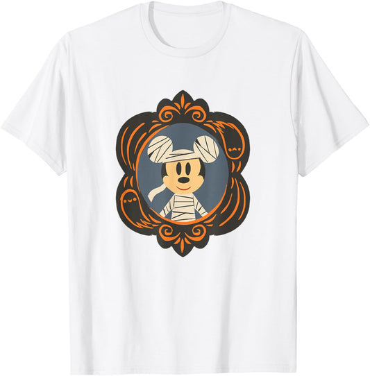 Disney Mickey And Friends Halloween Mummy Costume Mirror T-Shirt - T-Shirt | White