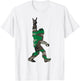 Bigfoot Rock and Roll Orange Camo Hunting Safety Gift T-Shirt - T-Shirt | White