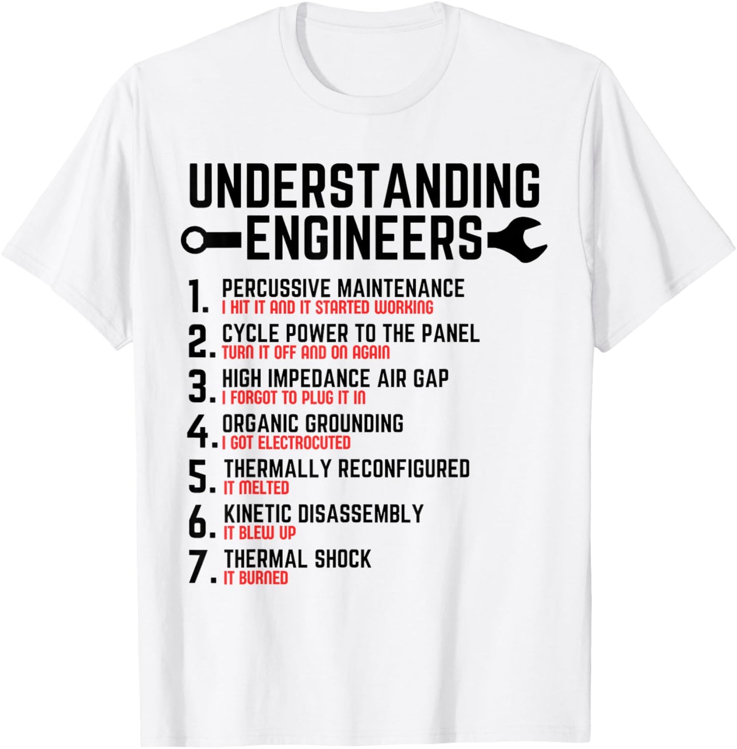 Understanding Engineers - Funny Sarcastic Engineering T-Shirt - T-Shirt | White