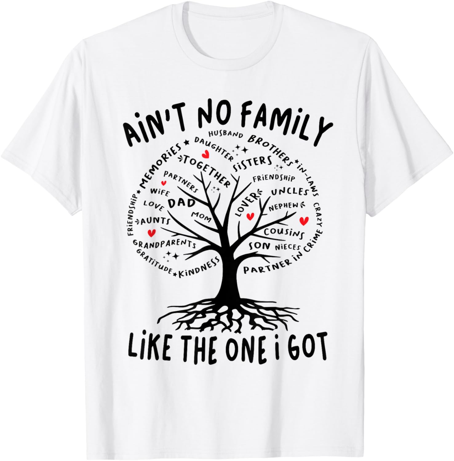 Ain't No Family Like The One I Got Matching Family Reunion T-Shirt - T-Shirt | White