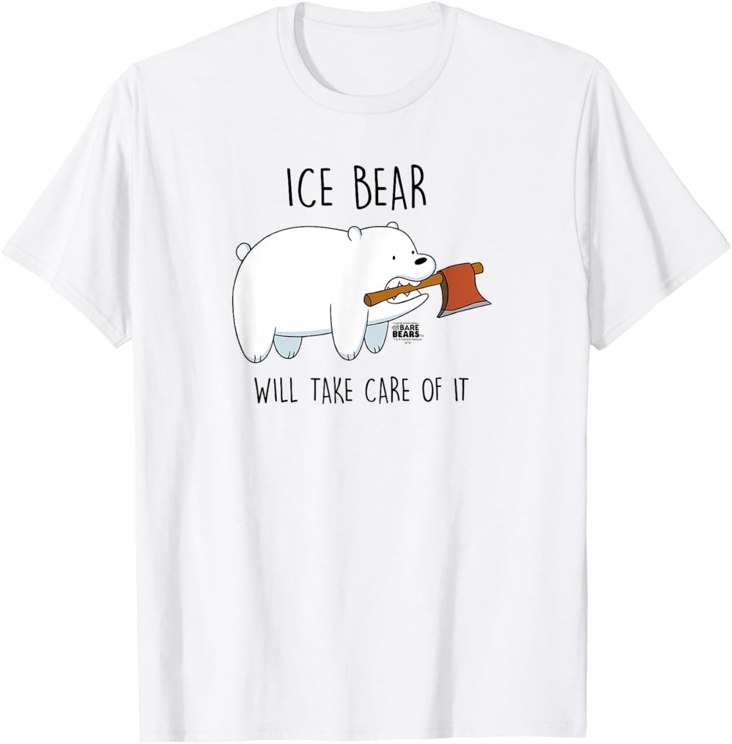We Bare Bears Take Care Of It T-Shirt - T-Shirt | White