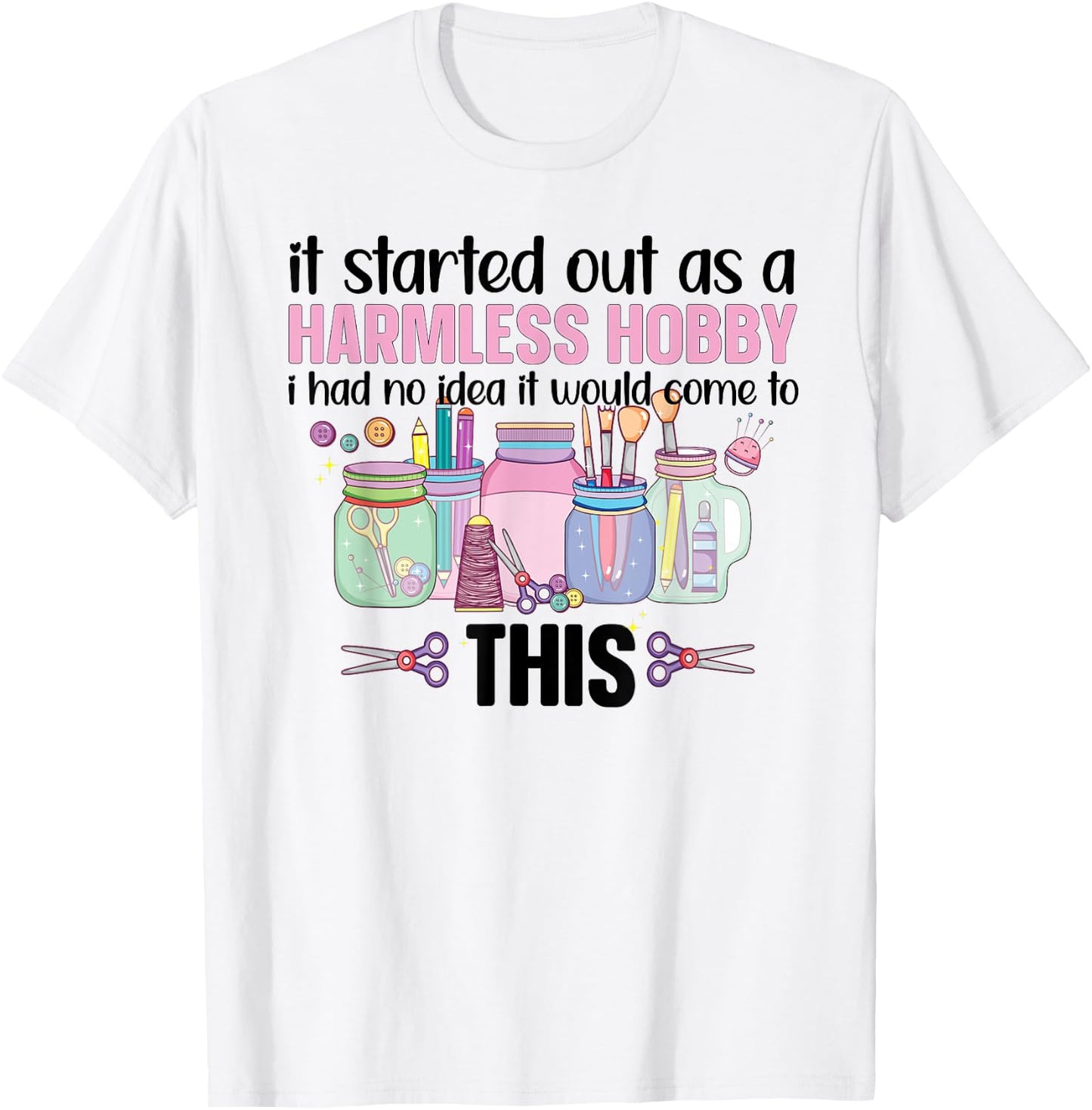 Funny Crafting Crafter Craft T-Shirt - T-Shirt | White