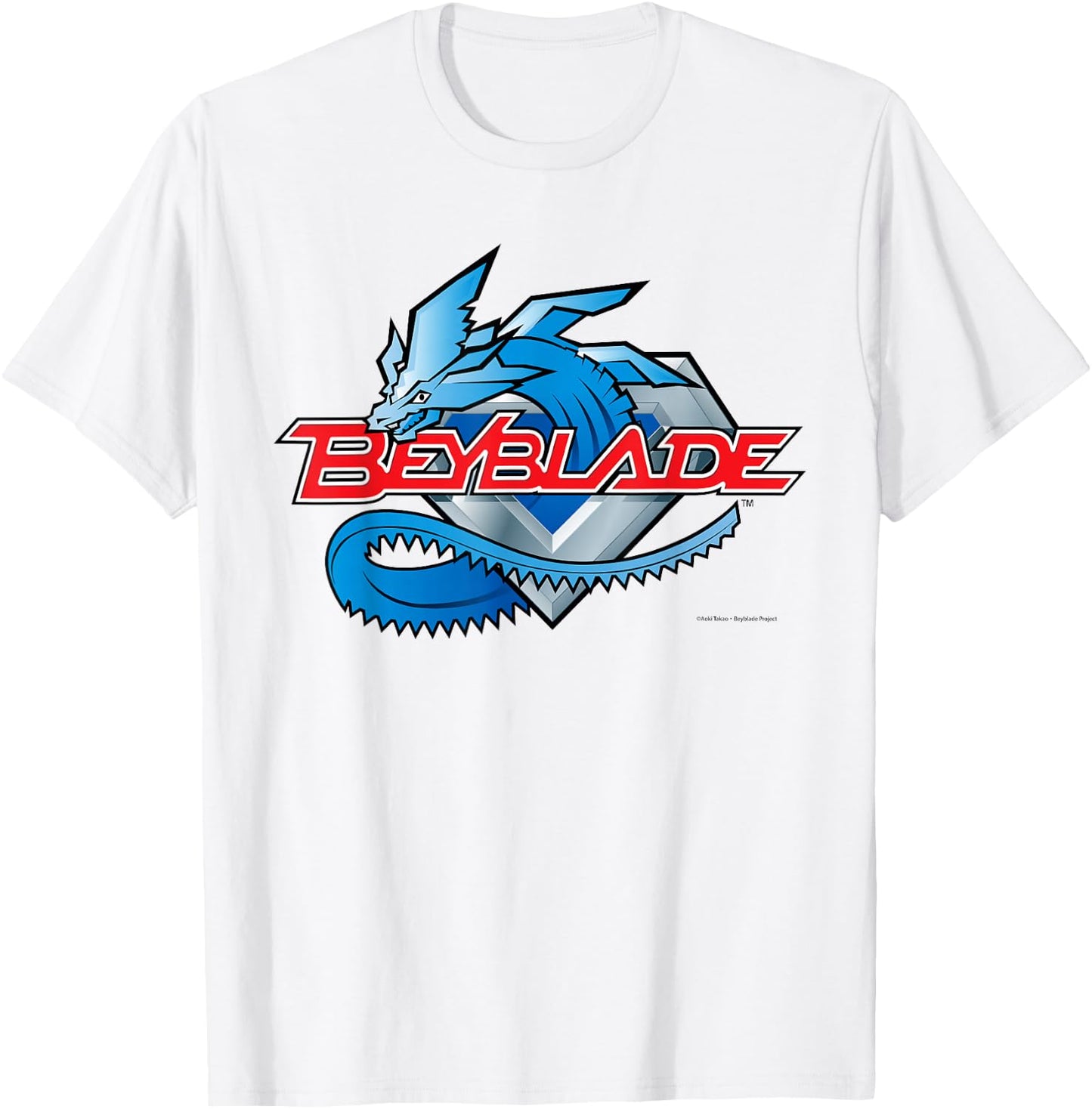 Beyblade Generation 1 Logo Light T-Shirt - T-Shirt | White