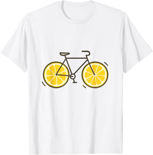 Lustiges Fahrrad Design mit Zitronenrädern Zitronenrad