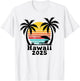 Hawaii 2025 Family Trip Friends Group Vacation Matching T-Shirt - T-Shirt | White