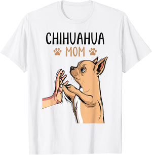 Chihuahua Mom Mummy Dogs Mom Women T-Shirt - T-Shirt | White
