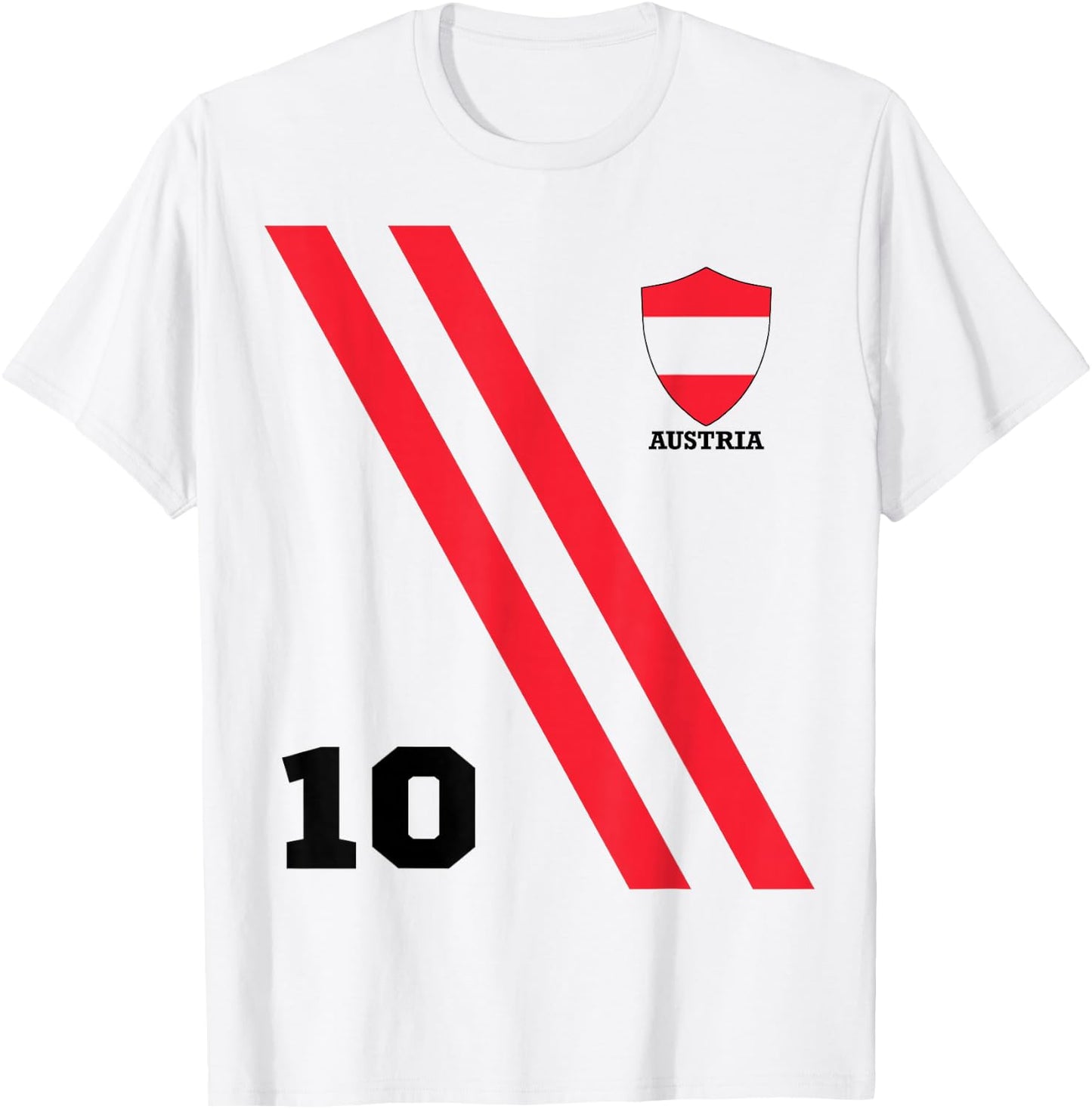 Austria Soccer Football 2020 European Tournament Fan T-Shirt - T-Shirt | White