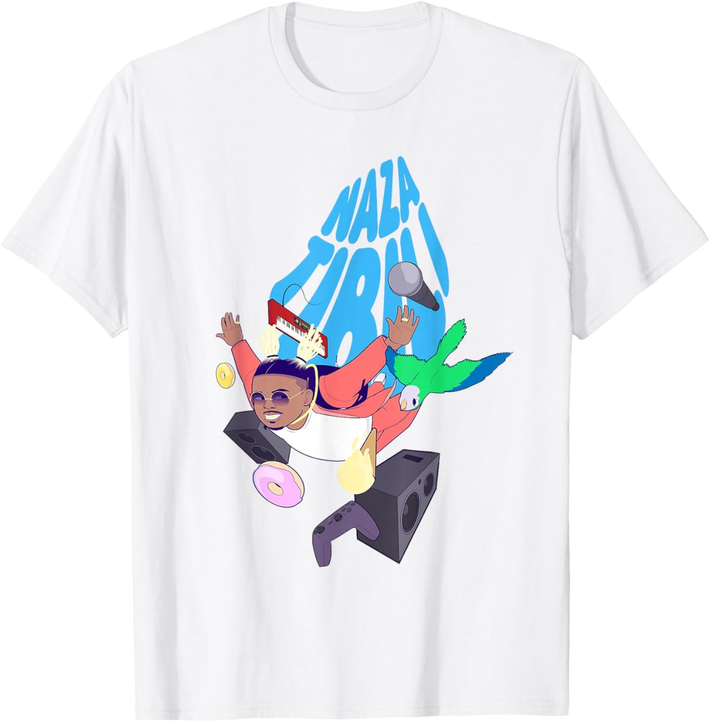 Naza Tibili , white, S T-Shirt - T-Shirt | White