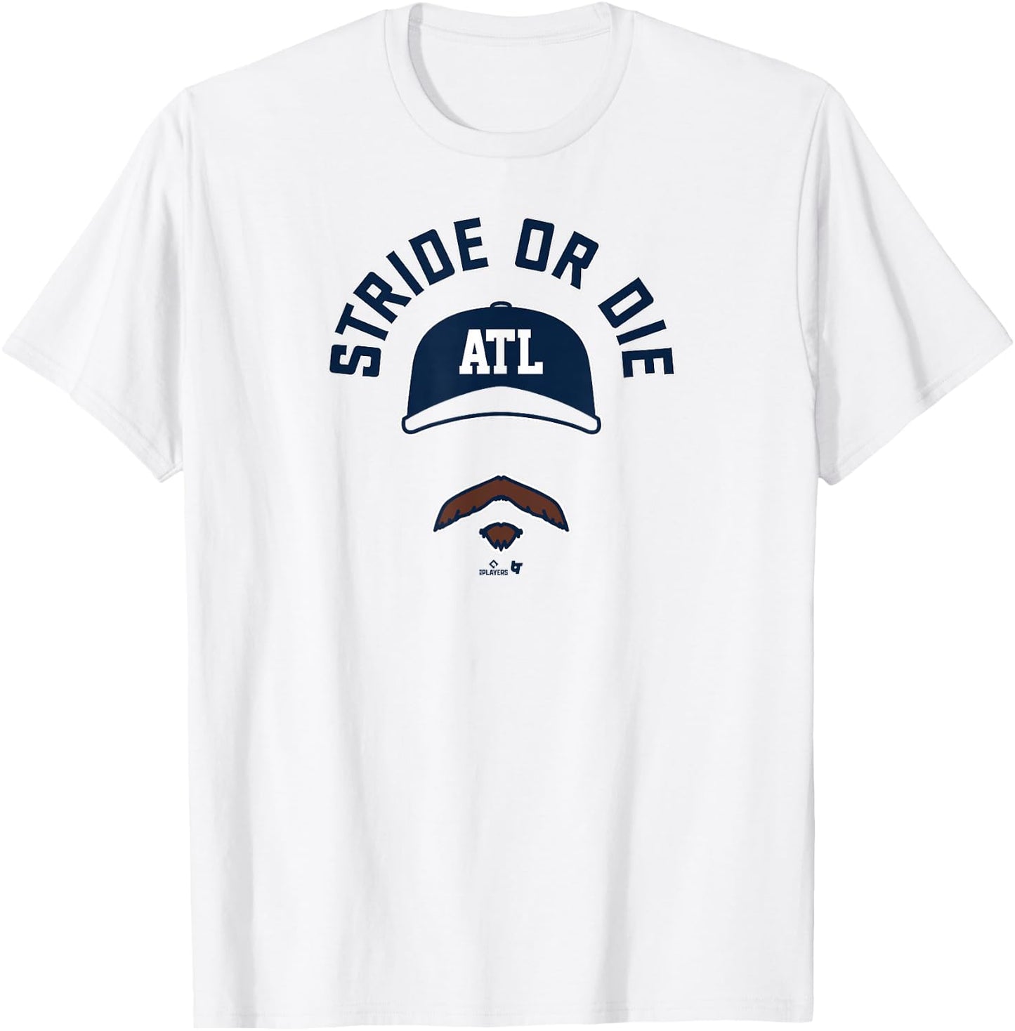 BreakingT Spencer Strider: Stride Or Die Adult Red Short Sleeve - Small T-Shirt - T-Shirt | White