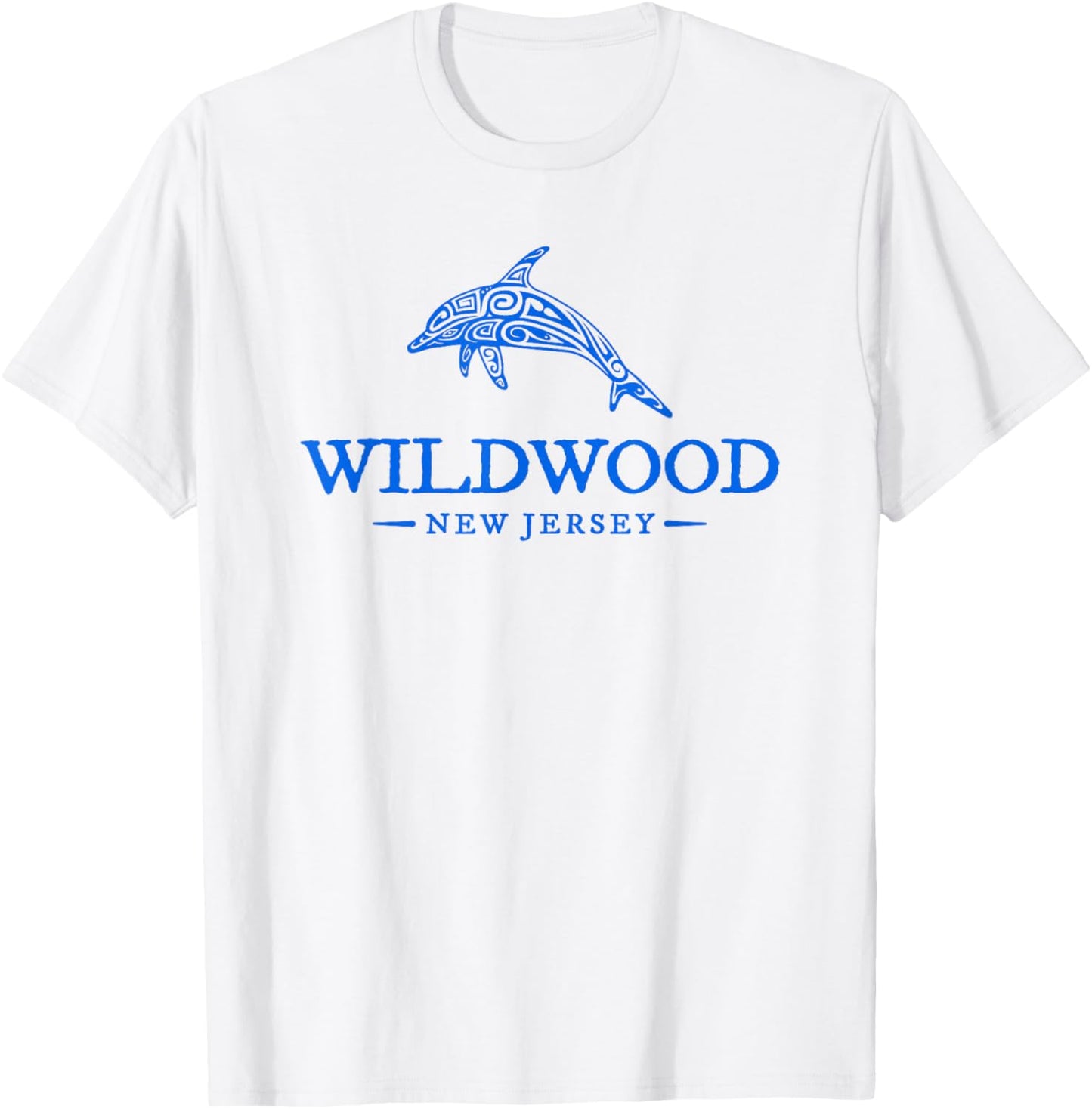 Wildwood New Jersey Dolphin Women Beach Souvenir T-Shirt - T-Shirt | White