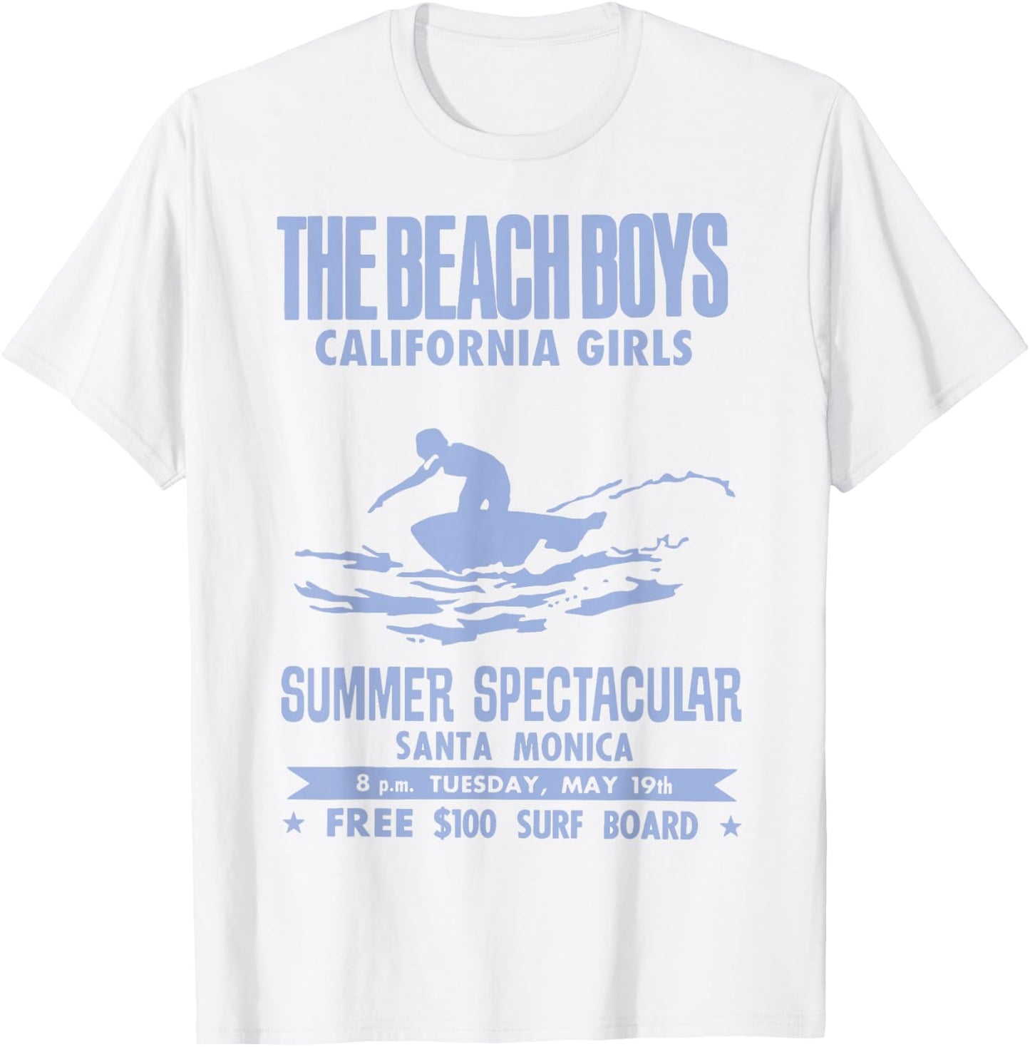 Official Beach Boys California Girls White Small T-Shirt - T-Shirt | White