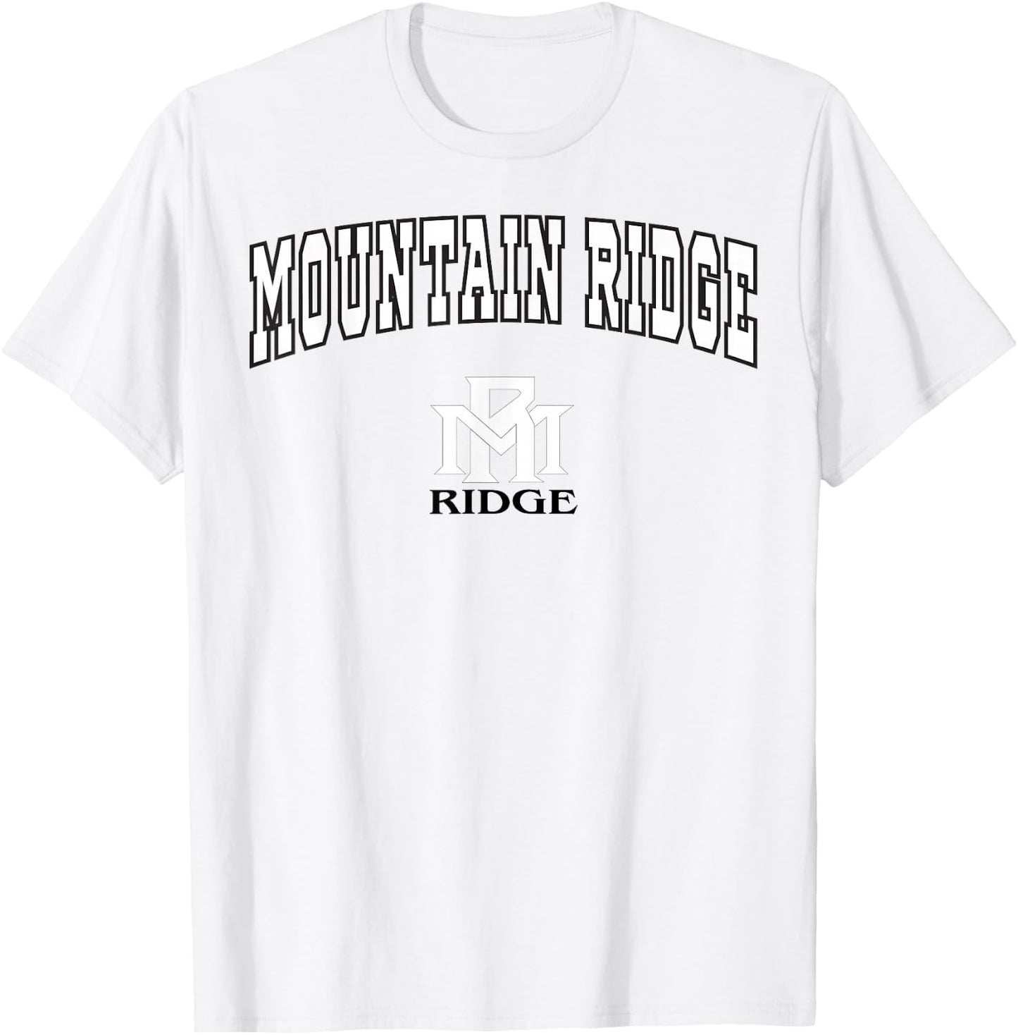Mountain Ridge High School Mountain Lions C2 T-Shirt - T-Shirt | White